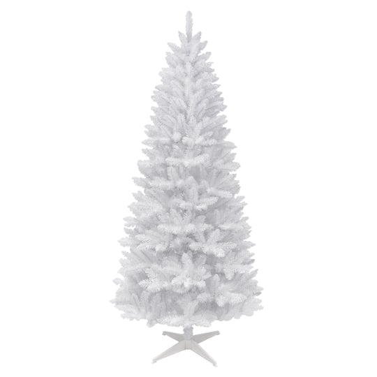 7Ft Unlit White Carson Artificial Pine Christmas Tree By Puleo International | 7 ft | Michaels®